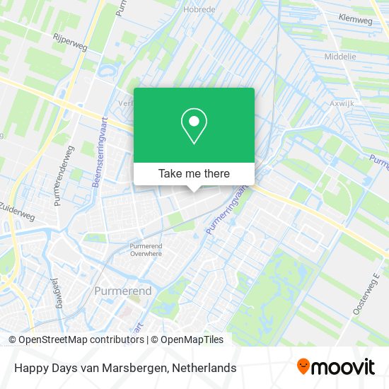 Happy Days van Marsbergen map