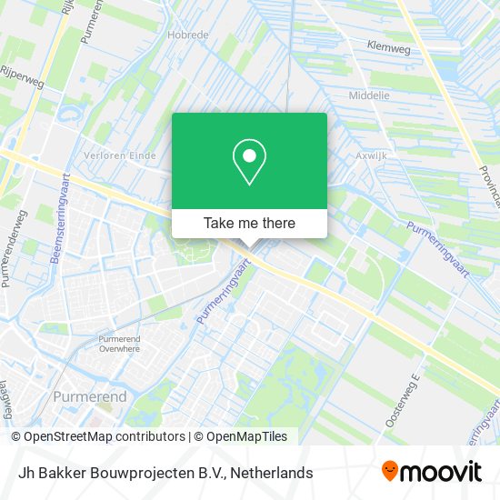Jh Bakker Bouwprojecten B.V. map