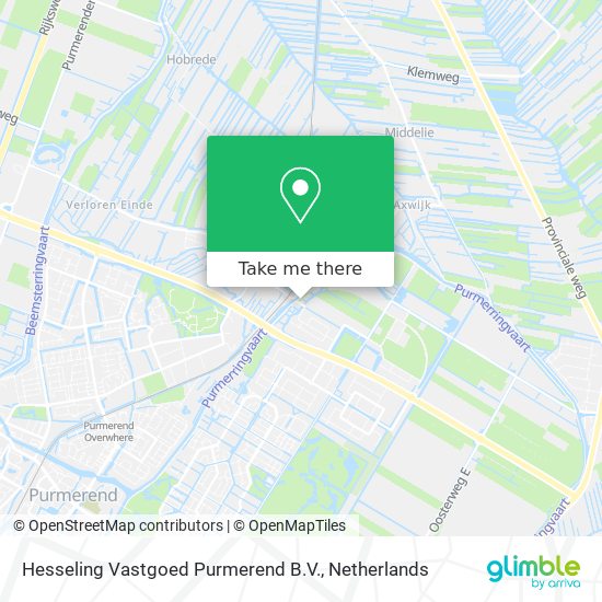 Hesseling Vastgoed Purmerend B.V. map