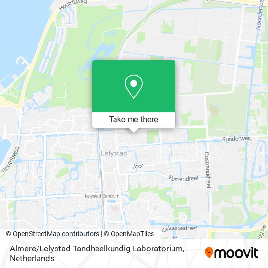 Almere / Lelystad Tandheelkundig Laboratorium map