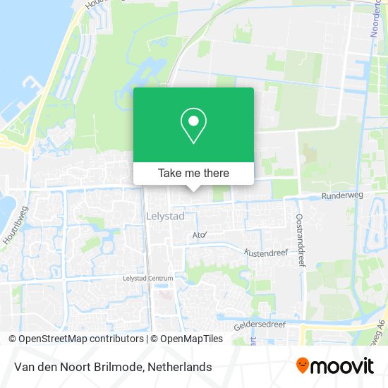 Van den Noort Brilmode map