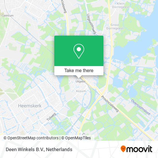 Deen Winkels B.V. map