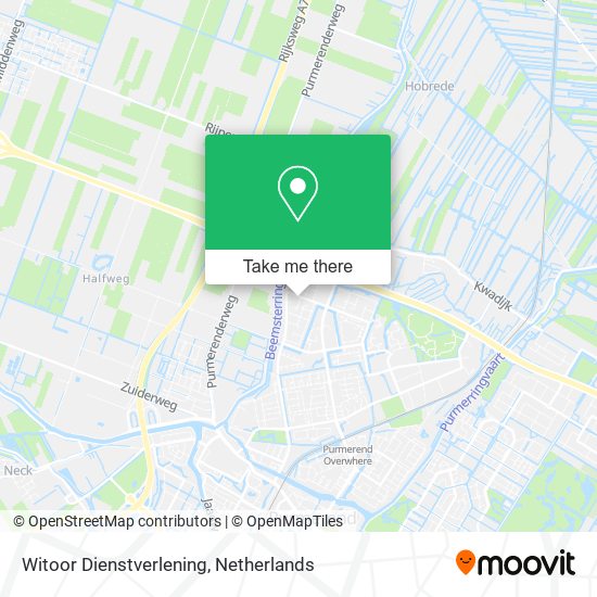 Witoor Dienstverlening map