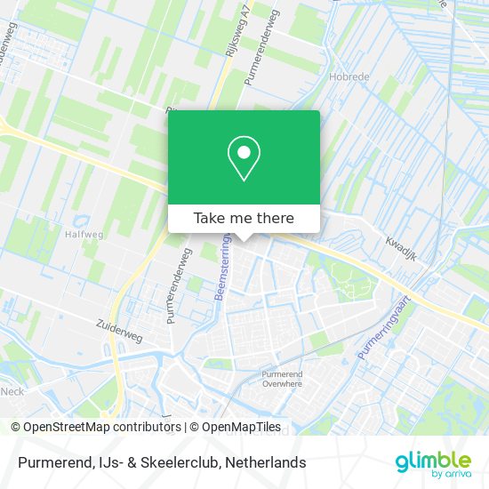 Purmerend, IJs- & Skeelerclub map