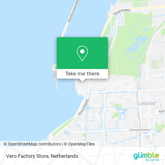 Vero Factory Store Karte