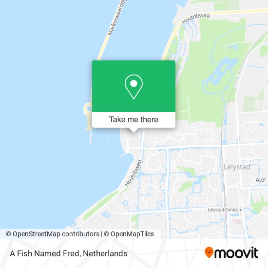 A Fish Named Fred map