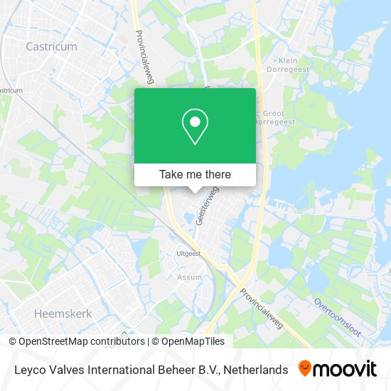 Leyco Valves International Beheer B.V. map