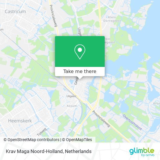 Krav Maga Noord-Holland map