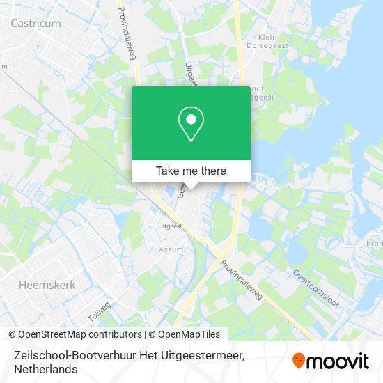 Zeilschool-Bootverhuur Het Uitgeestermeer map