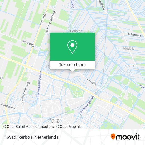Kwadijkerbos map