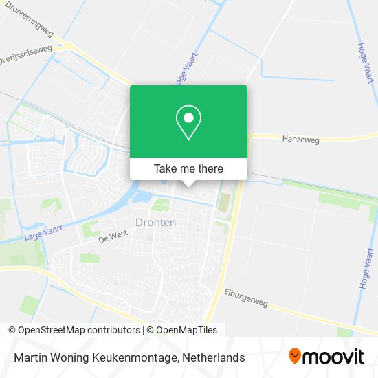 Martin Woning Keukenmontage map