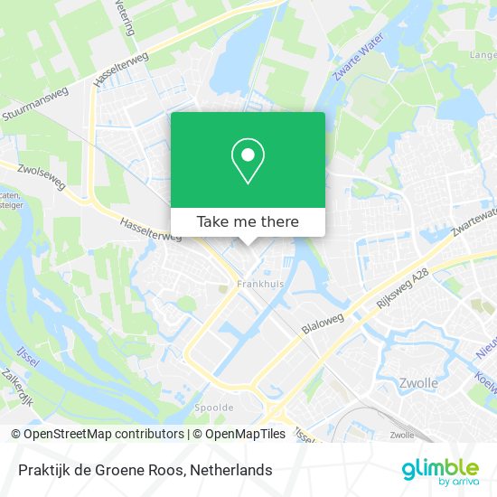 Praktijk de Groene Roos Karte