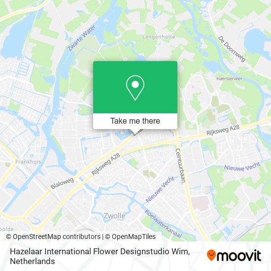 Hazelaar International Flower Designstudio Wim map