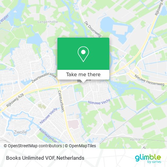 Books Unlimited VOF map