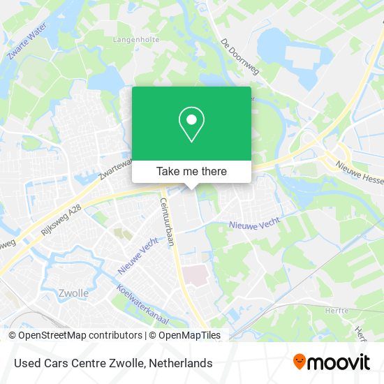 Used Cars Centre Zwolle map