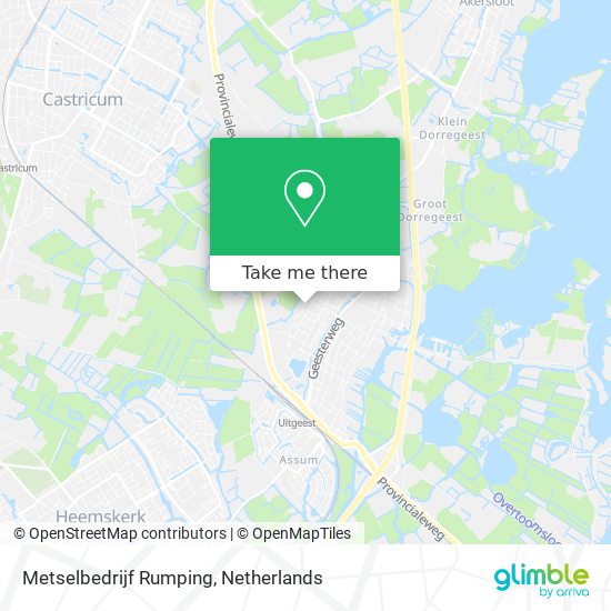 Metselbedrijf Rumping map