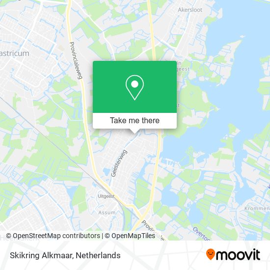 Skikring Alkmaar map