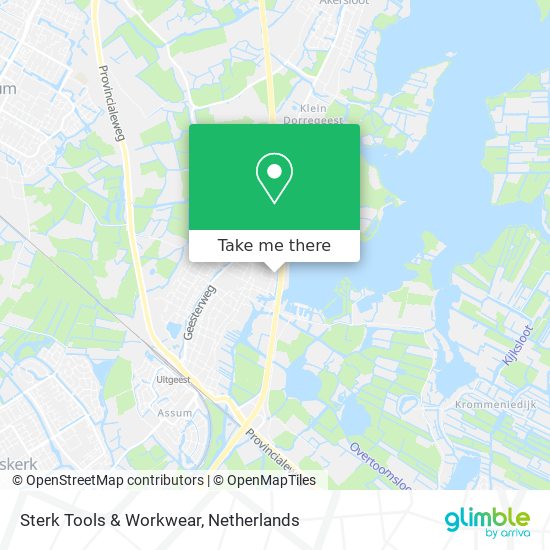 Sterk Tools & Workwear map