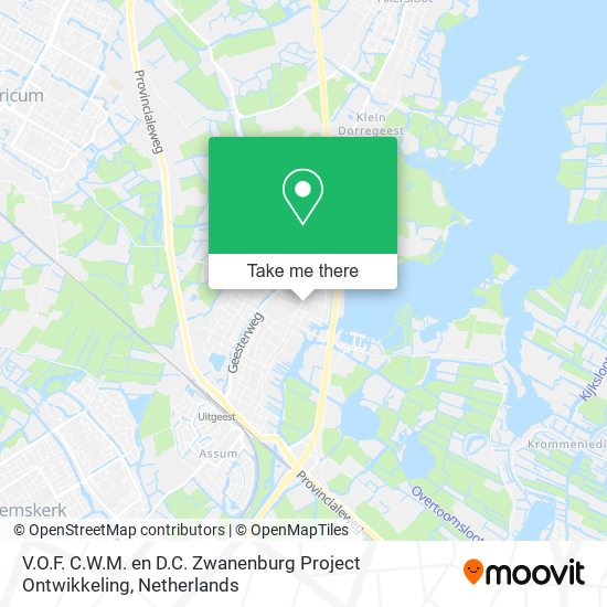 V.O.F. C.W.M. en D.C. Zwanenburg Project Ontwikkeling map
