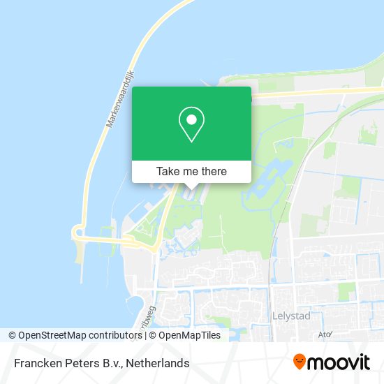 Francken Peters B.v. map