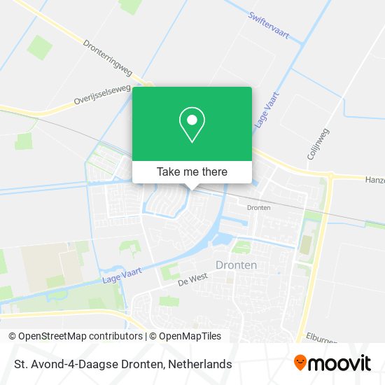 St. Avond-4-Daagse Dronten map