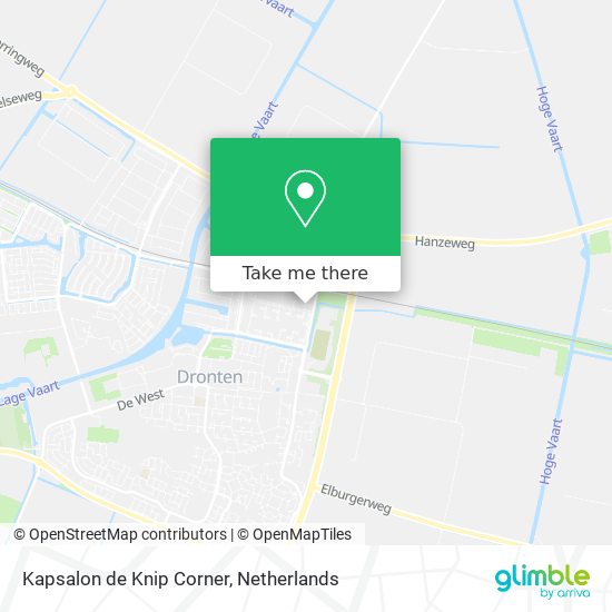 Kapsalon de Knip Corner map