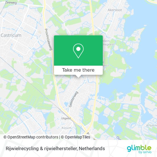 Rijwielrecycling & rijwielhersteller Karte