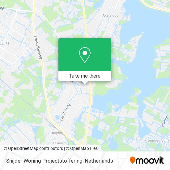 Snijder Woning Projectstoffering Karte