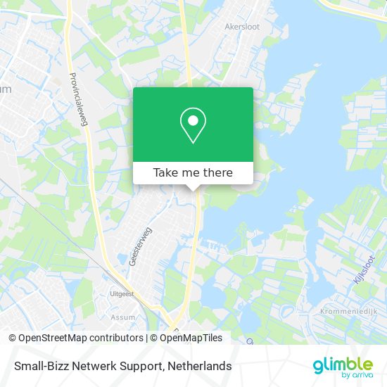 Small-Bizz Netwerk Support map