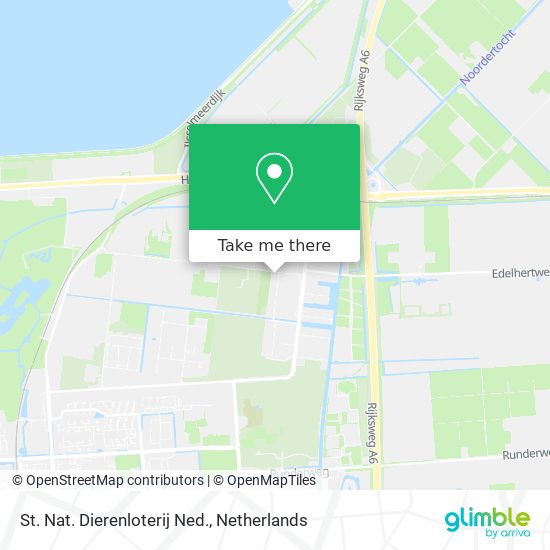 St. Nat. Dierenloterij Ned. map