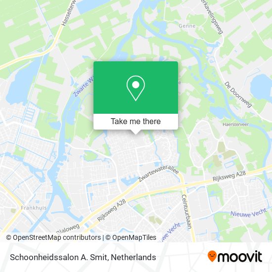 Schoonheidssalon A. Smit map