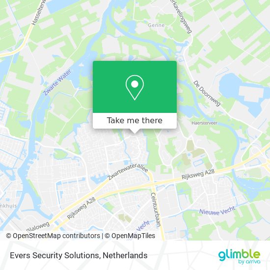 Evers Security Solutions map