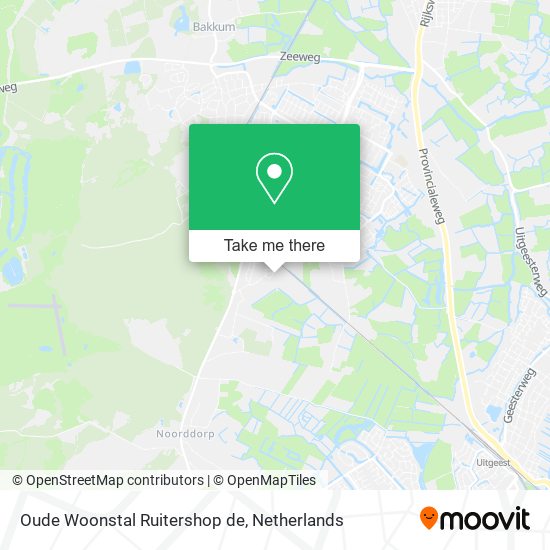 Oude Woonstal Ruitershop de map