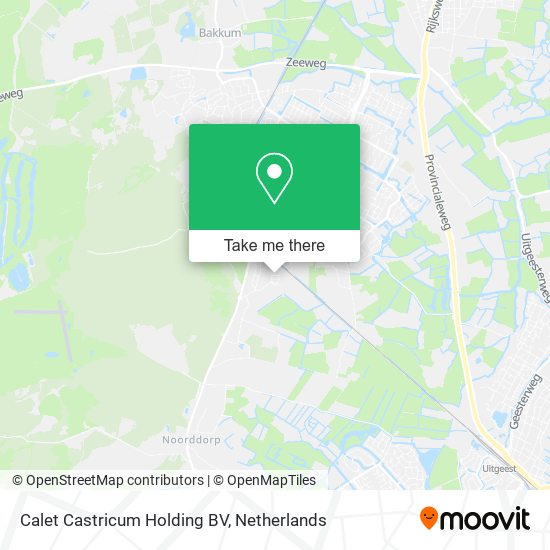 Calet Castricum Holding BV map