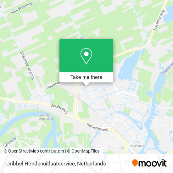 Dribbel Hondenuitlaatservice map