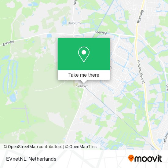 EVnetNL map