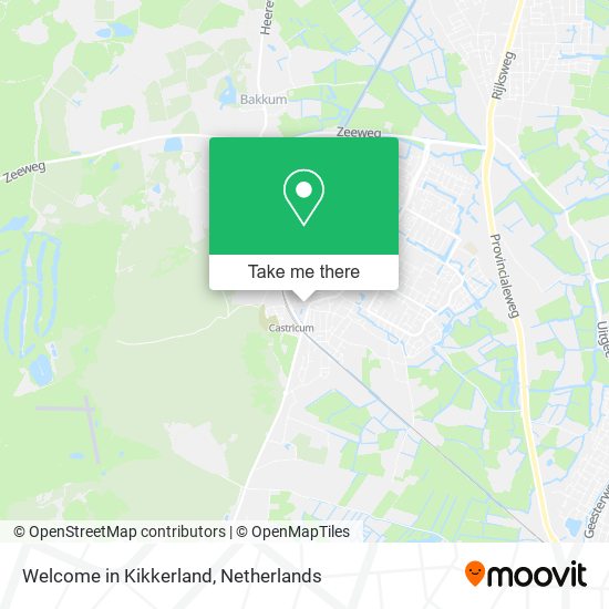 Welcome in Kikkerland map