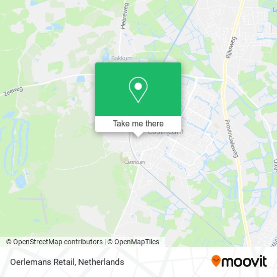 Oerlemans Retail map