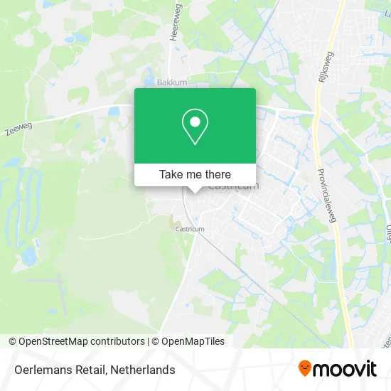 Oerlemans Retail map