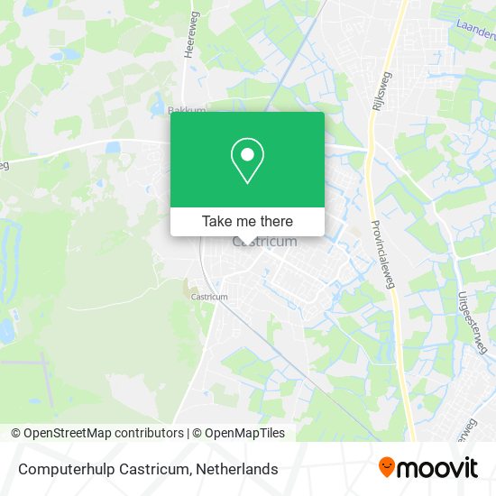 Computerhulp Castricum map