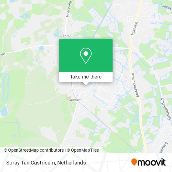 Spray Tan Castricum map