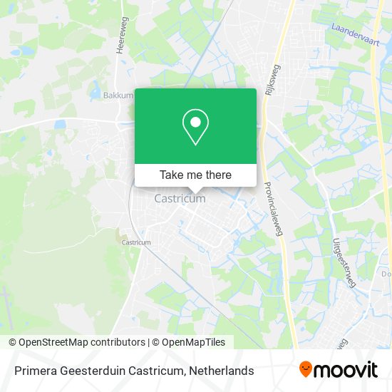 Primera Geesterduin Castricum map