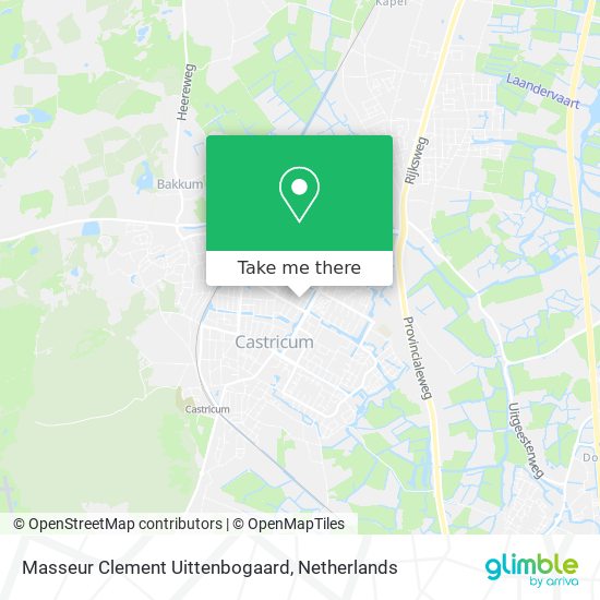 Masseur Clement Uittenbogaard map