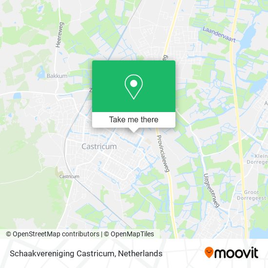 Schaakvereniging Castricum map