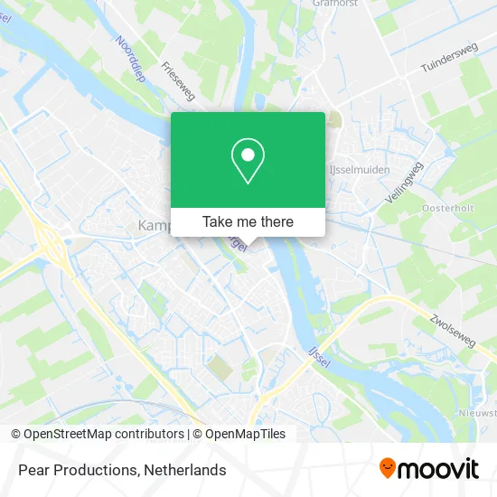 Pear Productions map