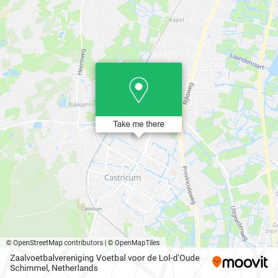 Zaalvoetbalvereniging Voetbal voor de Lol-d'Oude Schimmel Karte