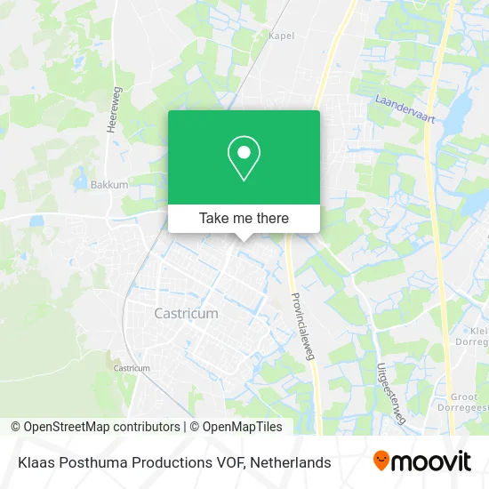 Klaas Posthuma Productions VOF map