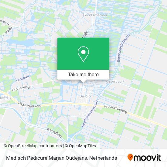 Medisch Pedicure Marjan Oudejans map