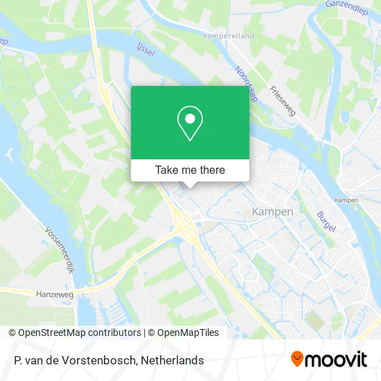 P. van de Vorstenbosch map