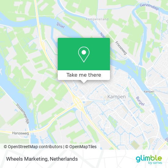 Wheels Marketing Karte